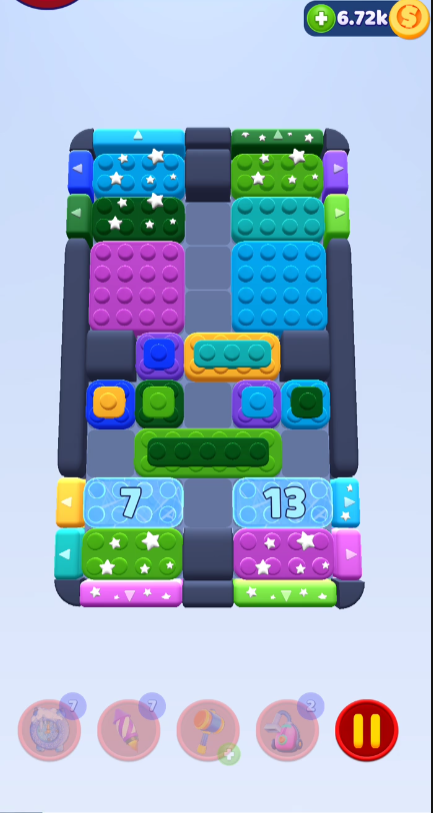 Color Block Jam Screenshot - Special Blocks